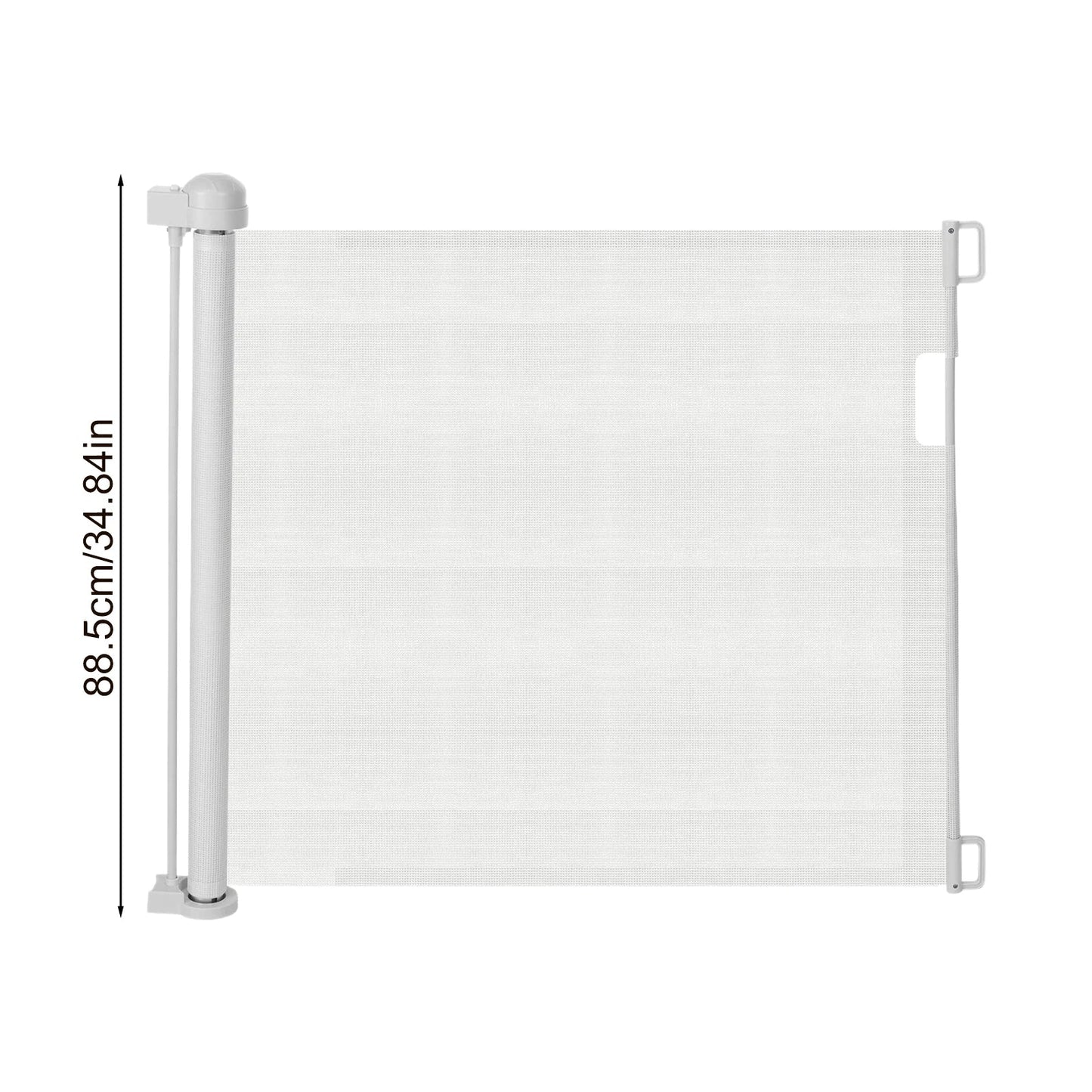 Extra Tall Retractable Baby & Pet Gate | 87cm Safety Barrier