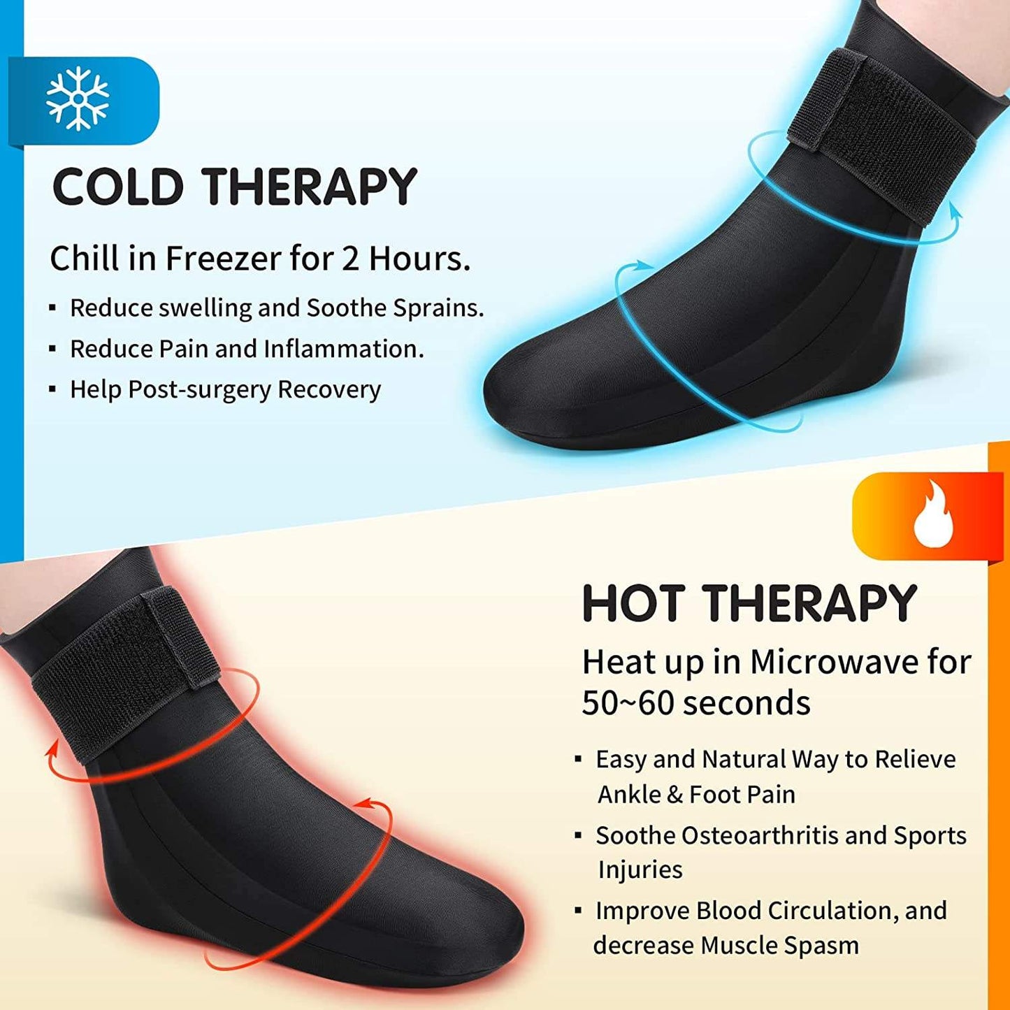 Calcetines de Gel Reutilizables