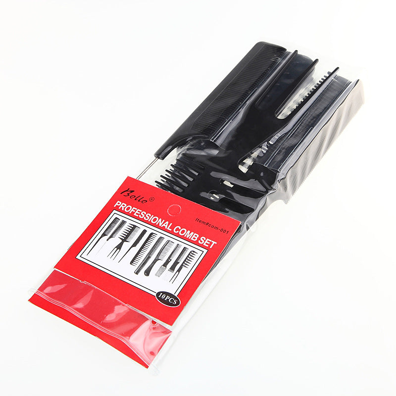 10-piece Comb Makeup Comb Hair Tools