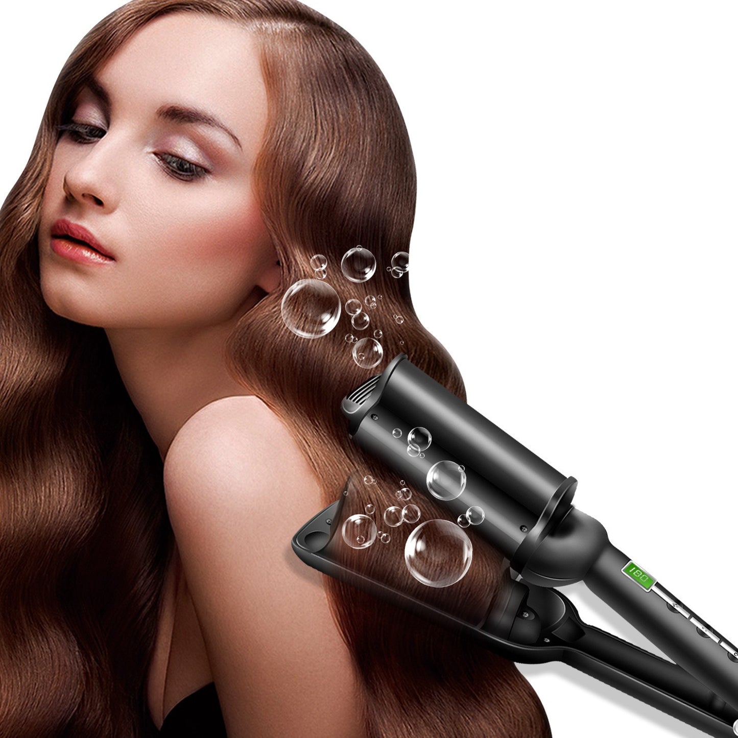 Rizador de Pelo Permanente Férula de Peluquería