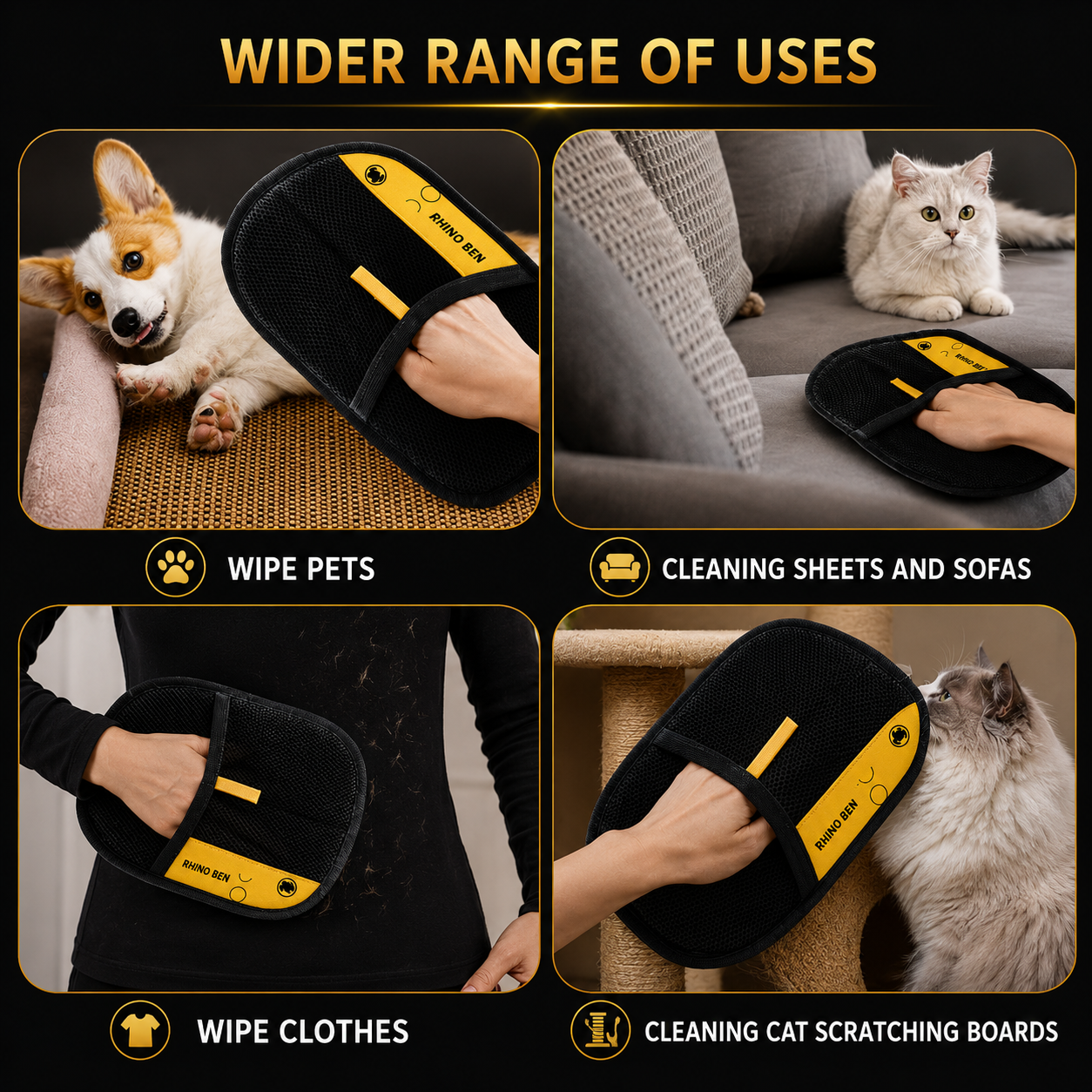 Pet Hair Remover Glove Pro™