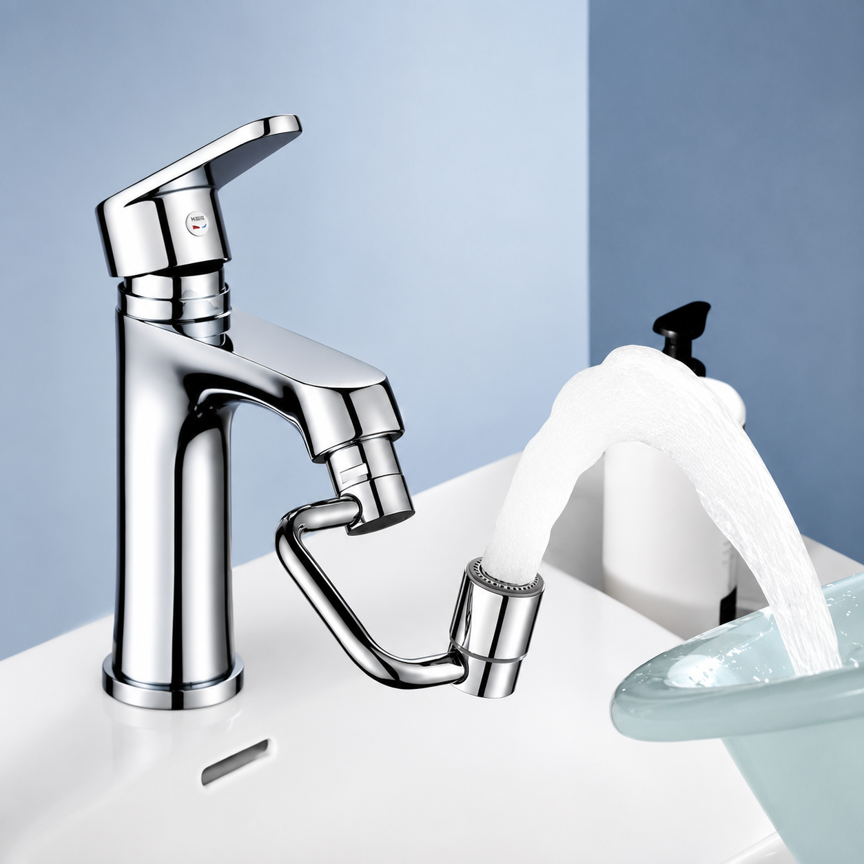 1080°Swivel Dual Mode Stainless Faucet Extender