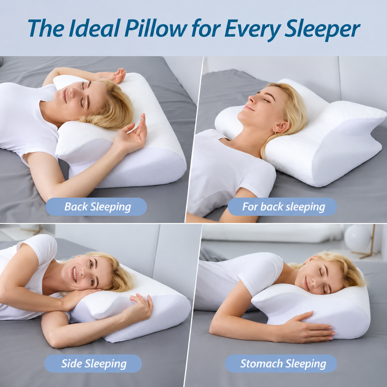 Best Memory Foam Cervical Neck Pillow for Pain Relief