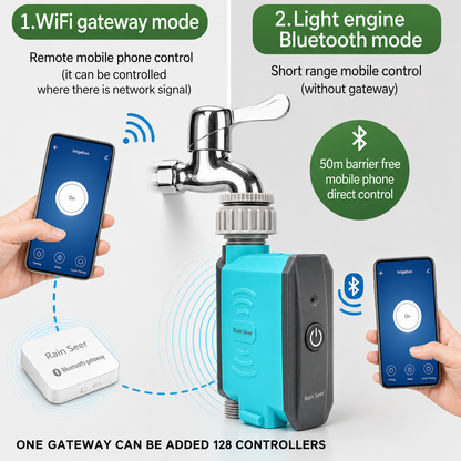 Smart WiFi Irrigation Controller with Mobile Remote Control