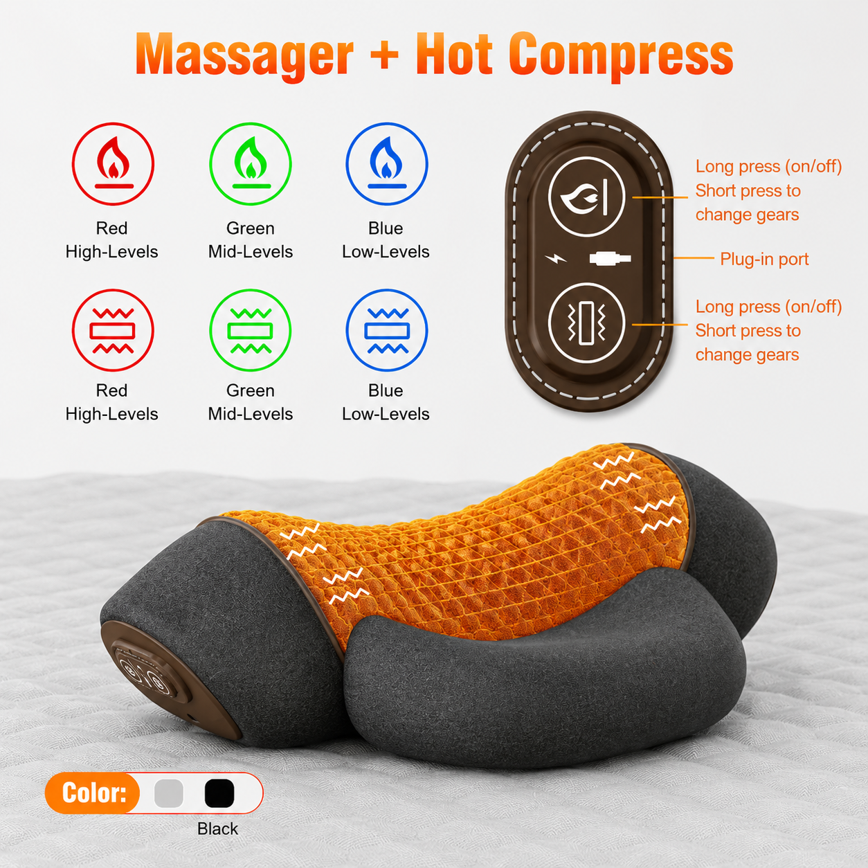 Electric Neck Massager Cervical Pillow