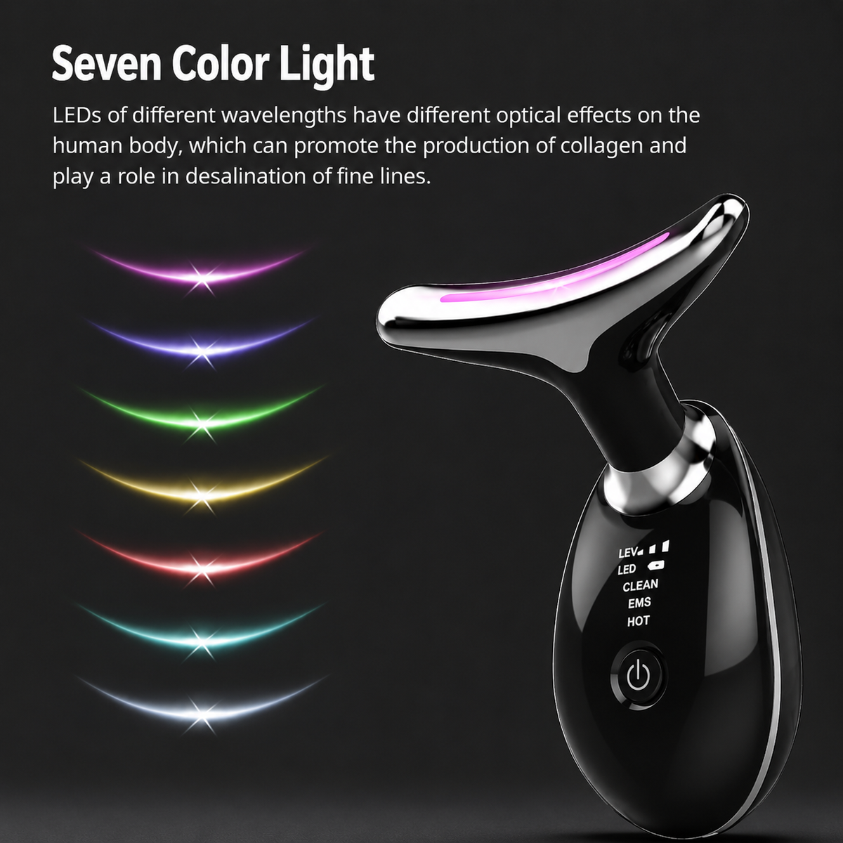 EMS Face Lifting Massager — LED Photon, Neck & Chin Tightening Device