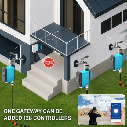 Smart WiFi Irrigation Controller with Mobile Remote Control