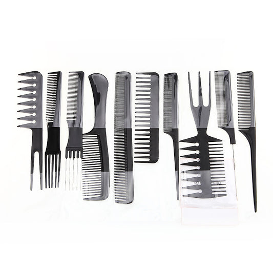 10-piece Comb Makeup Comb Hair Tools