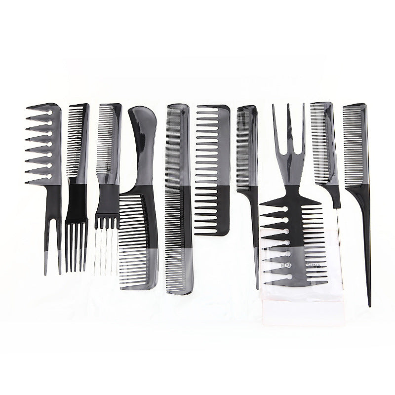 10-piece Comb Makeup Comb Hair Tools