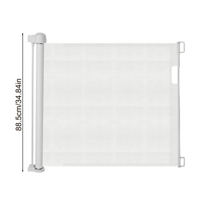 Extra Tall Retractable Baby & Pet Gate | 87cm Safety Barrier