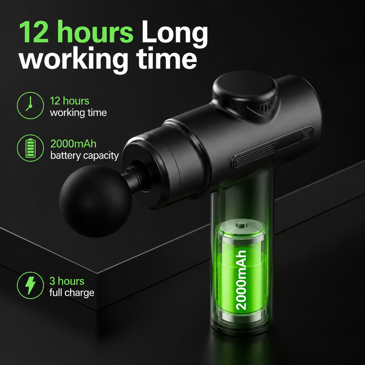 Deep Tissue Massage Gun Pro™ – Instant Muscle Relief