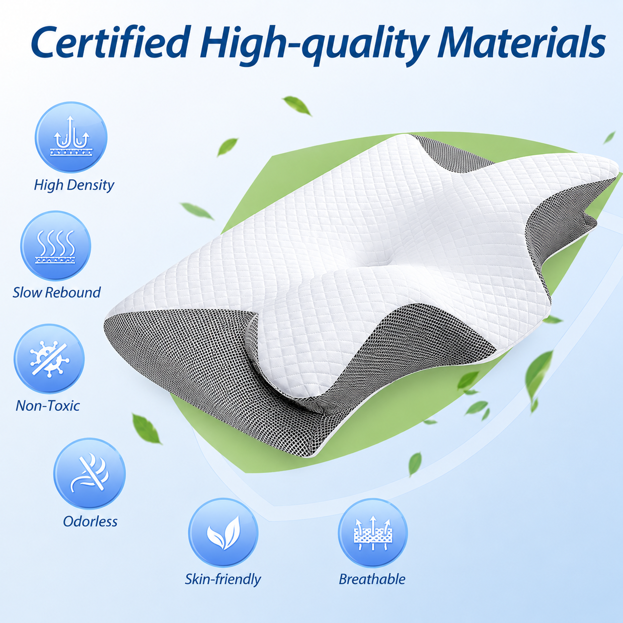 Best Memory Foam Cervical Neck Pillow for Pain Relief