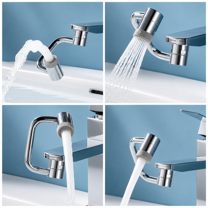 1080°Swivel Dual Mode Stainless Faucet Extender