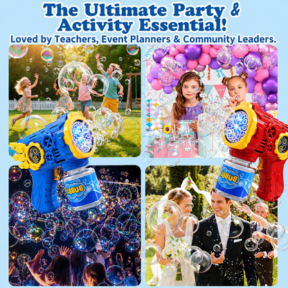 BubbleBlaze™ | Automatic Bubble Gun (2-Pack)