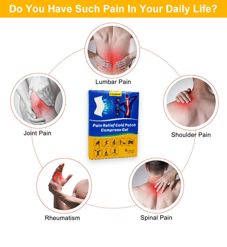 Parche para Alivio del Dolor de Articulaciones de Hombro y Rodilla