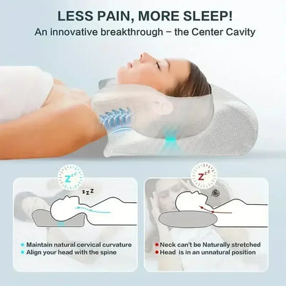 Best Memory Foam Cervical Neck Pillow for Pain Relief