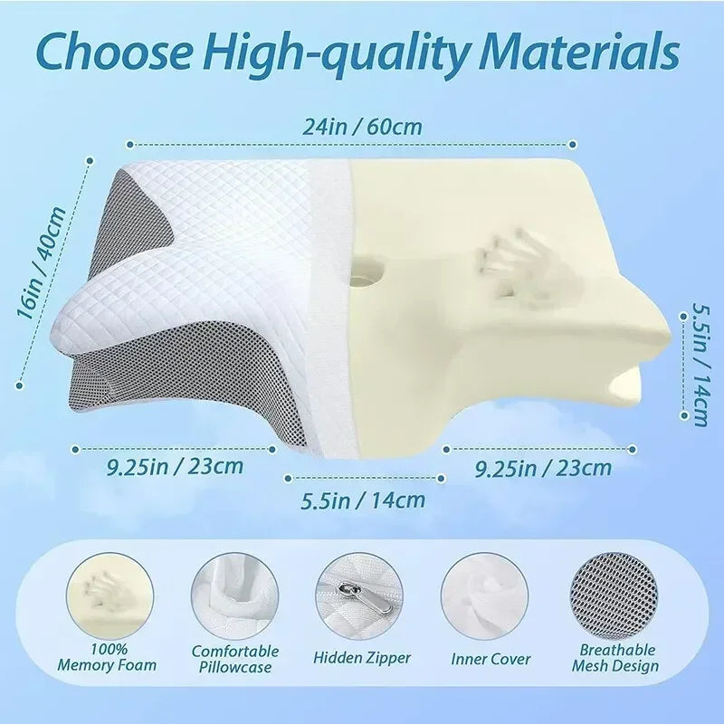 Best Memory Foam Cervical Neck Pillow for Pain Relief