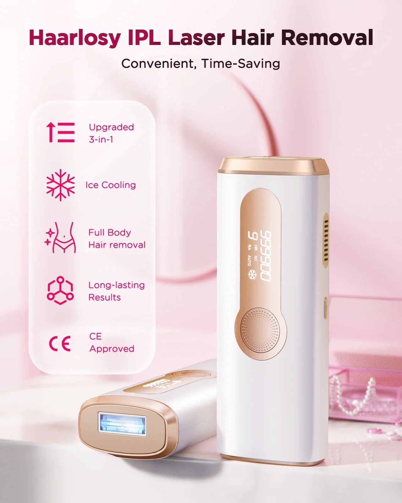 Body Bikini Facial  Permanant Painless IPL Laser  Hair Remover Machine