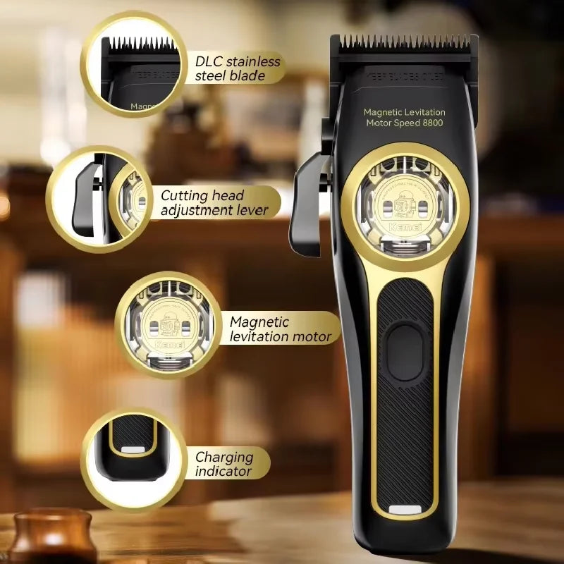 Kemei KM-2373 Professional Hair Clipper - Potencia y precisión en cada corte