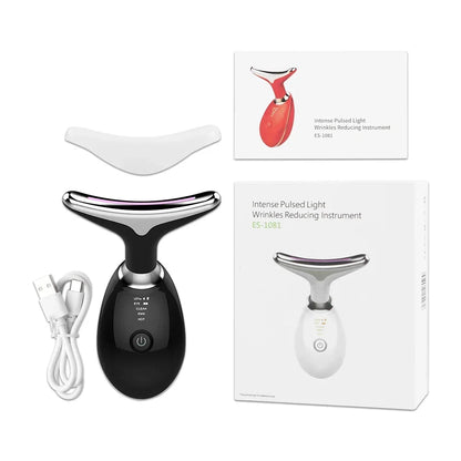 EMS Face Lifting Massager — LED Photon, Neck & Chin Tightening Device