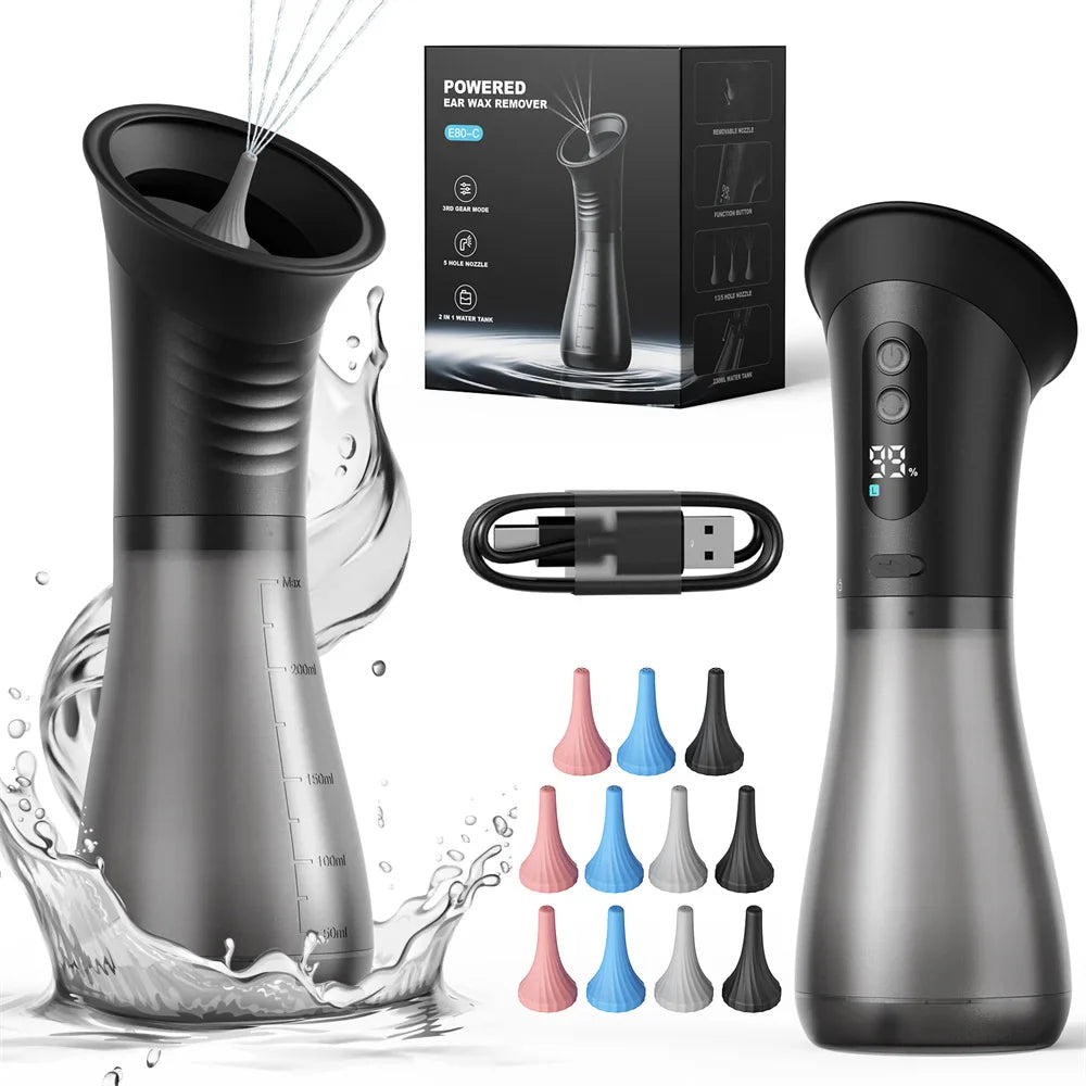 Ear Cleaning Tool with Irrigation Flusher