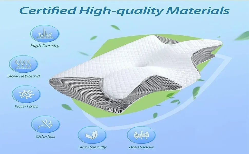 Best Memory Foam Cervical Neck Pillow for Pain Relief