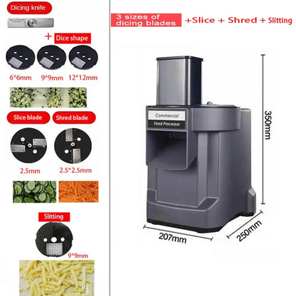 Automatic Vegetable Chopper — Electric Food Cutter Slicer Dicer Machine