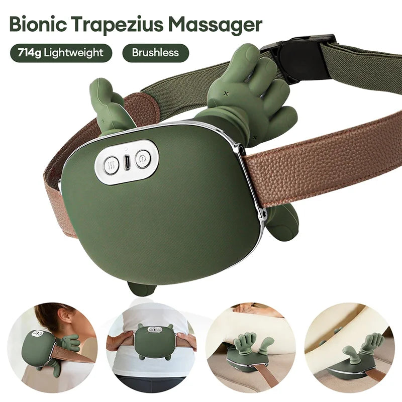 Shiatsu Heat Massage Pro: Deep Tissue Relief & 3 Intensity Levels