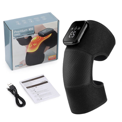 Electric Heated Knee Massager Brace for Joint Support