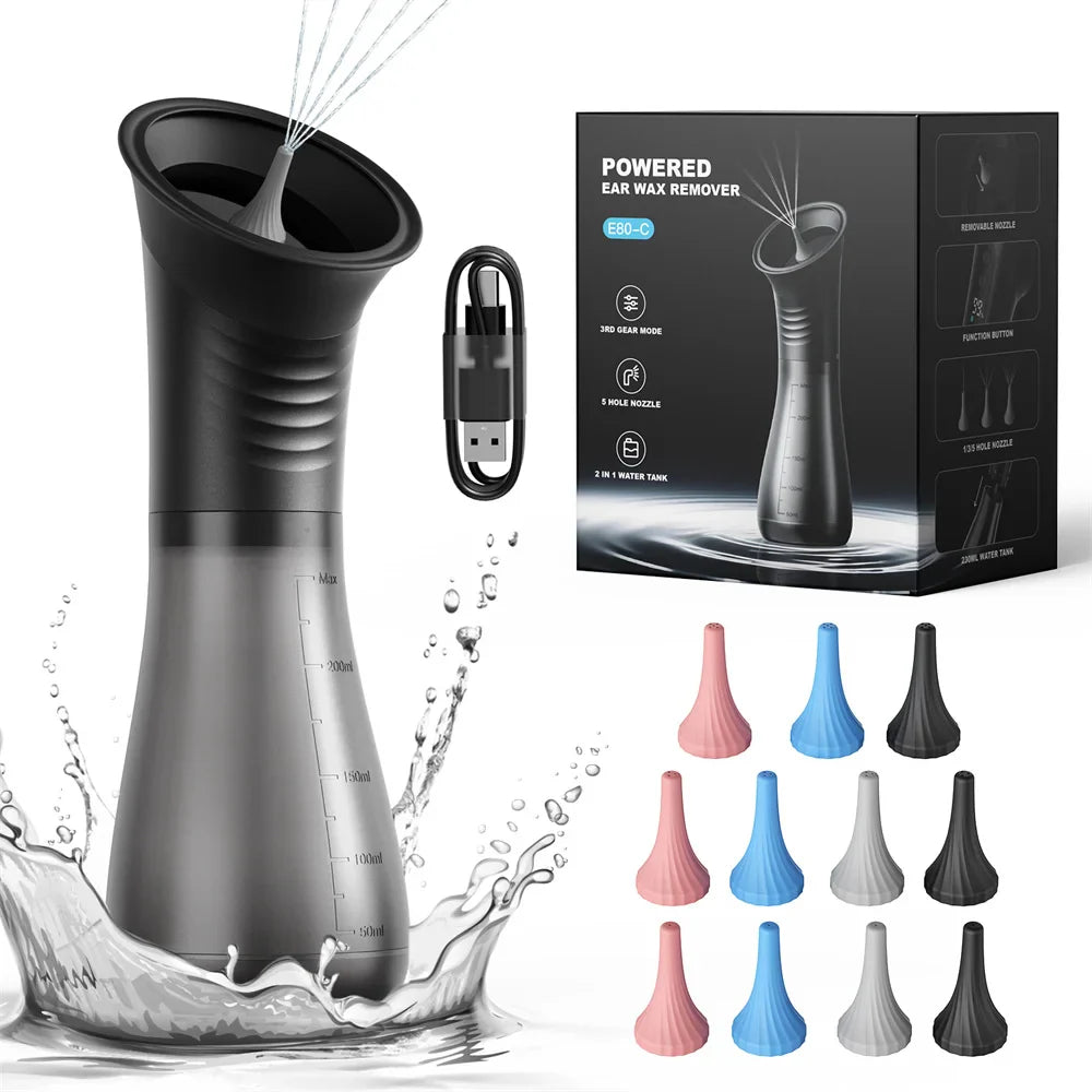 Ear Cleaning Tool with Irrigation Flusher