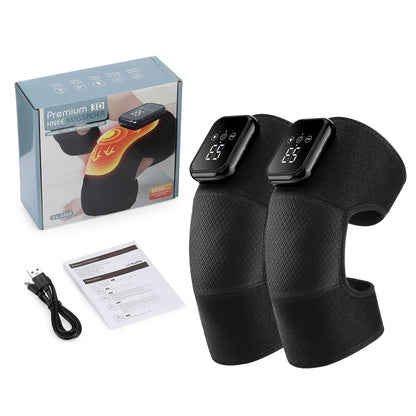 Electric Heated Knee Massager Brace for Joint Support