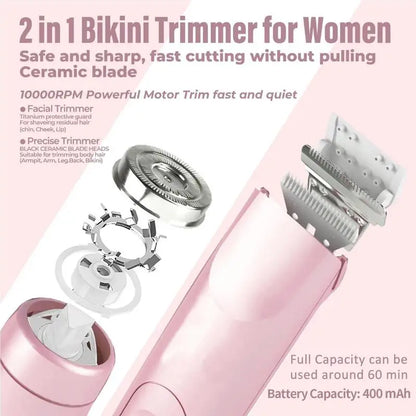 Double Head Electric Shaver for Women