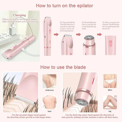 Double Head Electric Shaver for Women