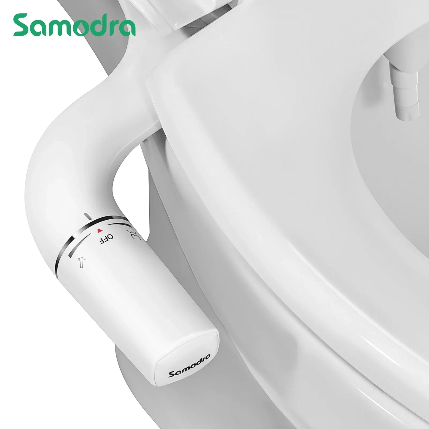 Adjustable Non-Electric Bidet Toilet Seat - Ultra-Thin Installation