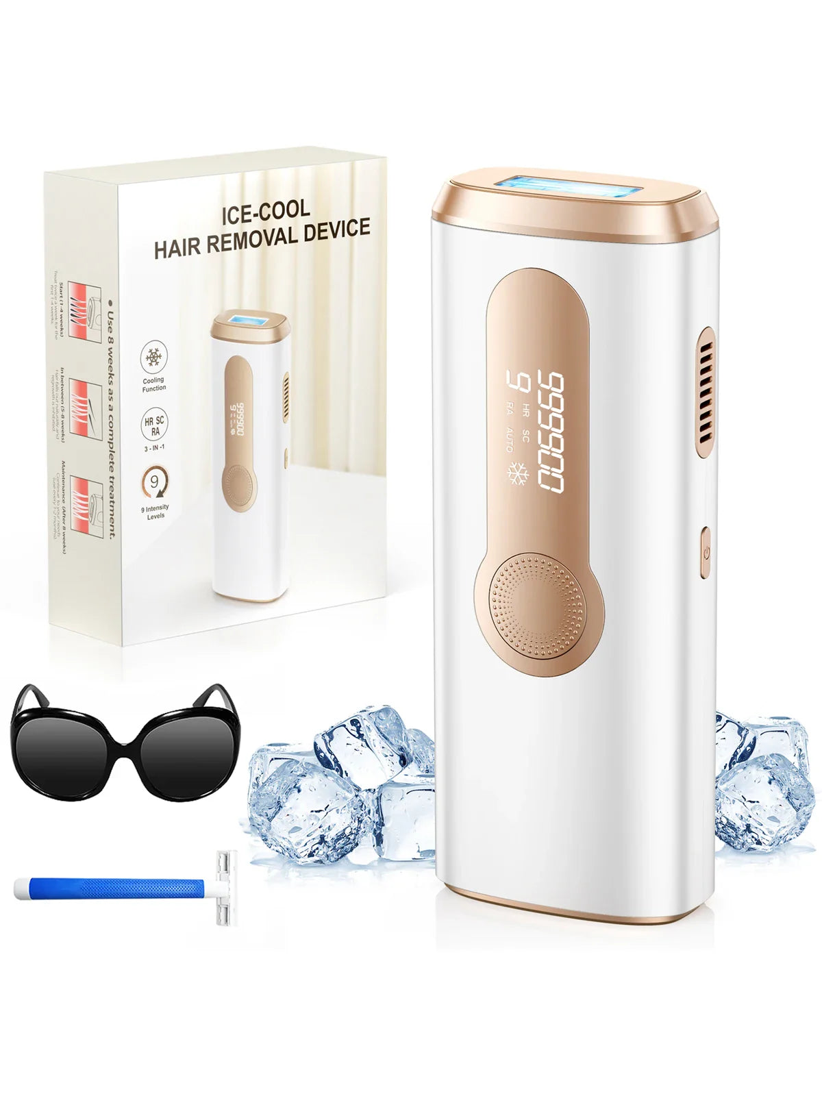 Body Bikini Facial  Permanant Painless IPL Laser  Hair Remover Machine