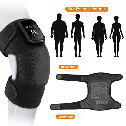 Electric Heated Knee Massager Brace for Joint Support