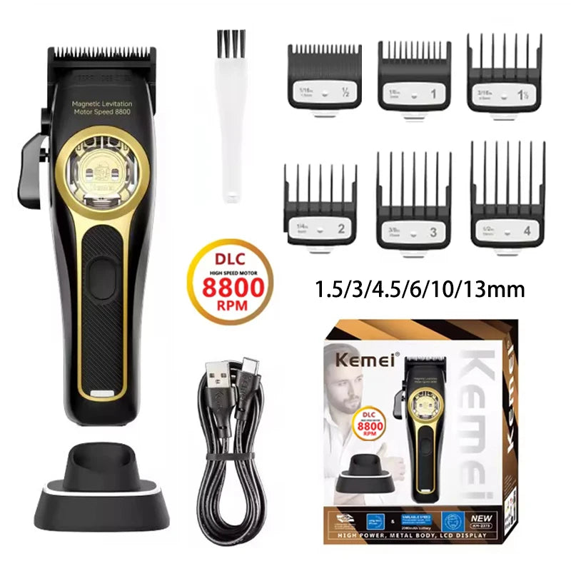 Kemei KM-2373 Professional Hair Clipper - Potencia y precisión en cada corte