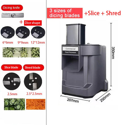 Automatic Vegetable Chopper — Electric Food Cutter Slicer Dicer Machine