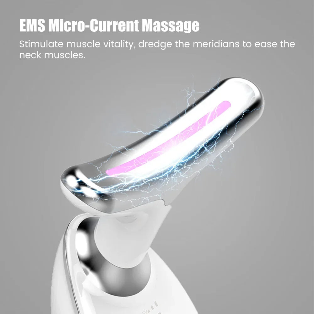 EMS Face Lifting Massager — LED Photon, Neck & Chin Tightening Device