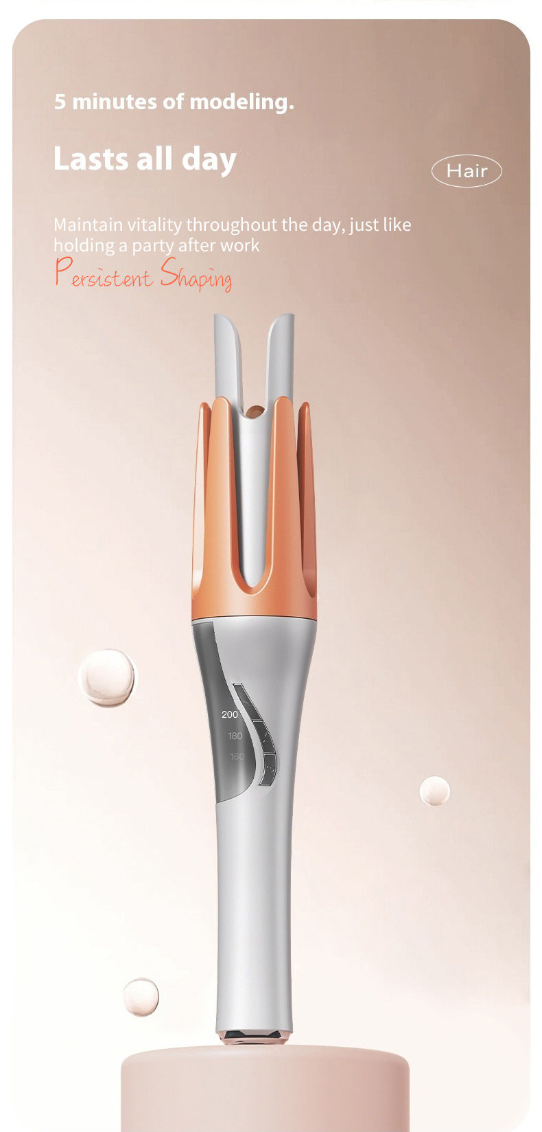 Rizador de Pelo Automático Portátil Multifunción